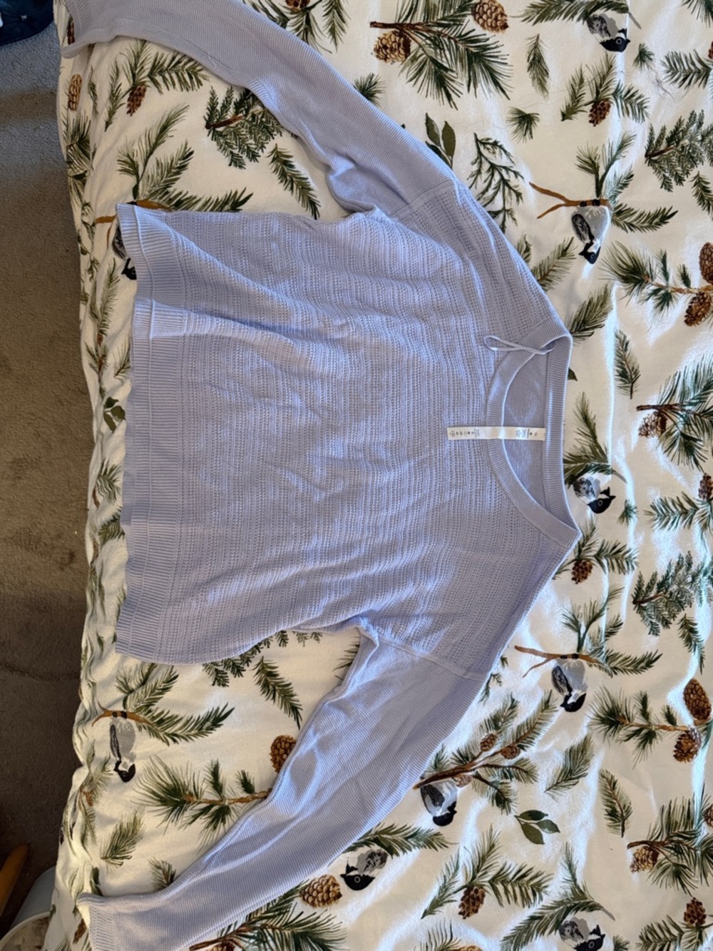 lululemon athletica Lavender Long Sleeve Knit Top